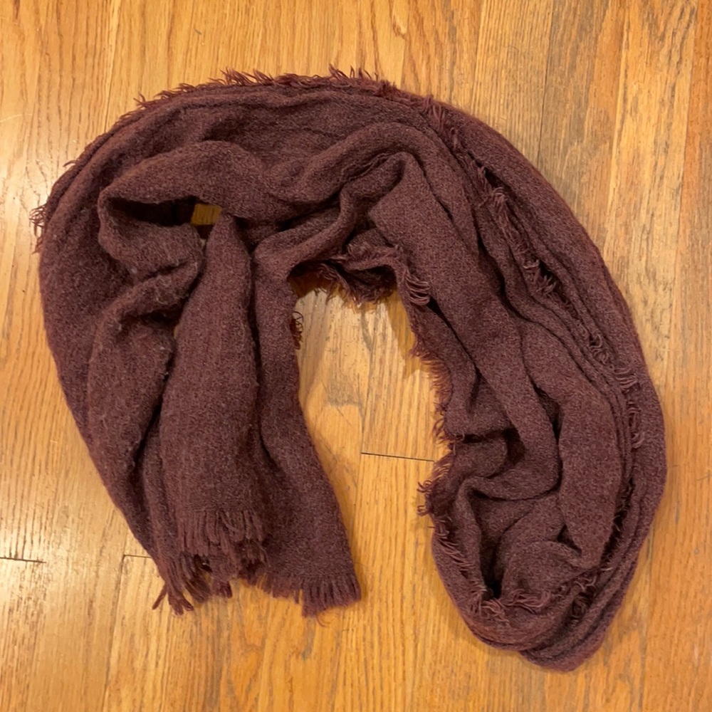 Cozy Burgundy Scarf